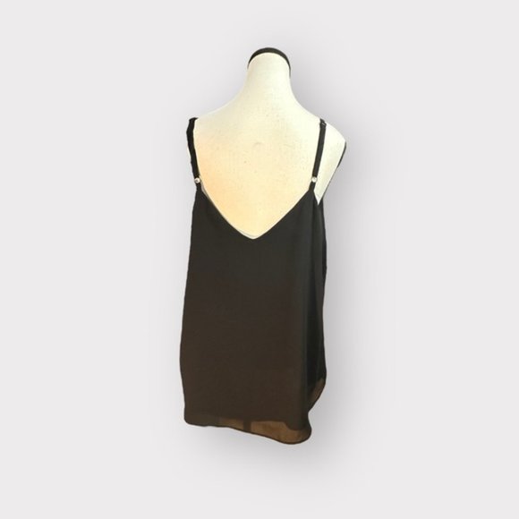 Women’s Torrid 2 Black Sophie Chiffon Double Layer Cami 2X 2XL XXL 18 20 - Picture 7 of 13
